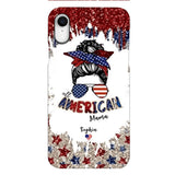 PERSONALIZED AMERICAN MAMA KID NAME PHONECASE T3Q