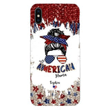 PERSONALIZED AMERICAN MAMA KID NAME PHONECASE T3Q