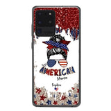 PERSONALIZED AMERICAN MAMA KID NAME PHONECASE T3Q