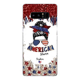 PERSONALIZED AMERICAN MAMA KID NAME PHONECASE T3Q