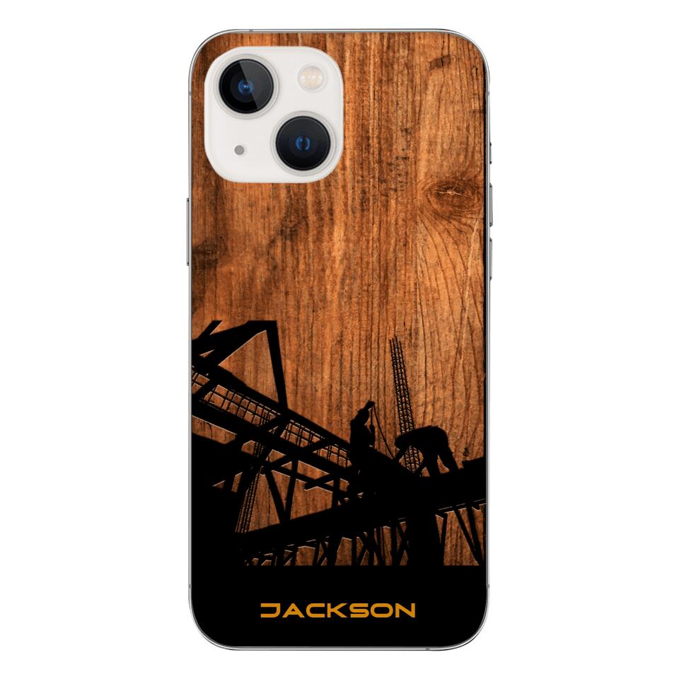 Personalized Ironworker Phone Case Printed 22MAR-LN23