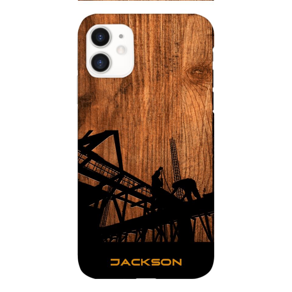 Personalized Ironworker Phone Case Printed 22MAR-LN23