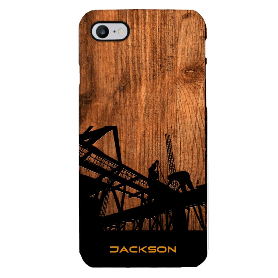 Personalized Ironworker Phone Case Printed 22MAR-LN23