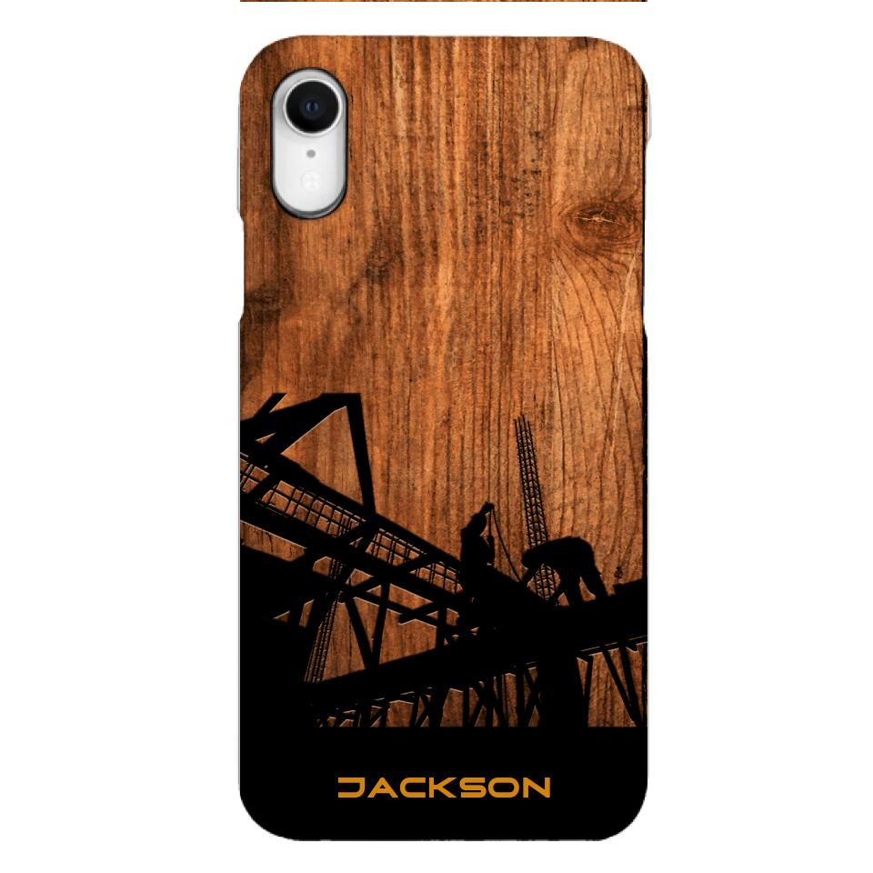 Personalized Ironworker Phone Case Printed 22MAR-LN23