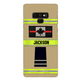 Personalized Canadian Firefighter Rank Phone Case Printed MTDT2403