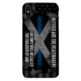 PERSONALIZED BLESSED ARE THE PEACE MAKERS UNITED STATES PHONCASE QTVQ2303