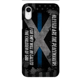 PERSONALIZED BLESSED ARE THE PEACE MAKERS UNITED STATES PHONCASE QTVQ2303