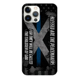PERSONALIZED BLESSED ARE THE PEACE MAKERS UNITED STATES PHONCASE QTVQ2303