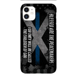 PERSONALIZED BLESSED ARE THE PEACE MAKERS UNITED STATES PHONCASE QTVQ2303