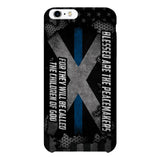 PERSONALIZED BLESSED ARE THE PEACE MAKERS UNITED STATES PHONCASE QTVQ2303