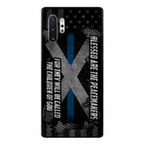 PERSONALIZED BLESSED ARE THE PEACE MAKERS UNITED STATES PHONCASE QTVQ2303