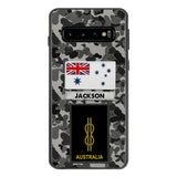 Personalized Australian Navy Camo Phone Case Printed 22MAR-LN24