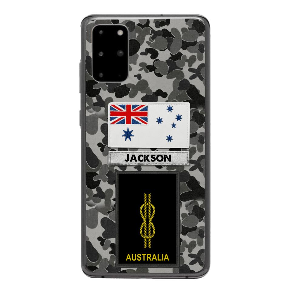 Personalized Australian Navy Camo Phone Case Printed 22MAR-LN24