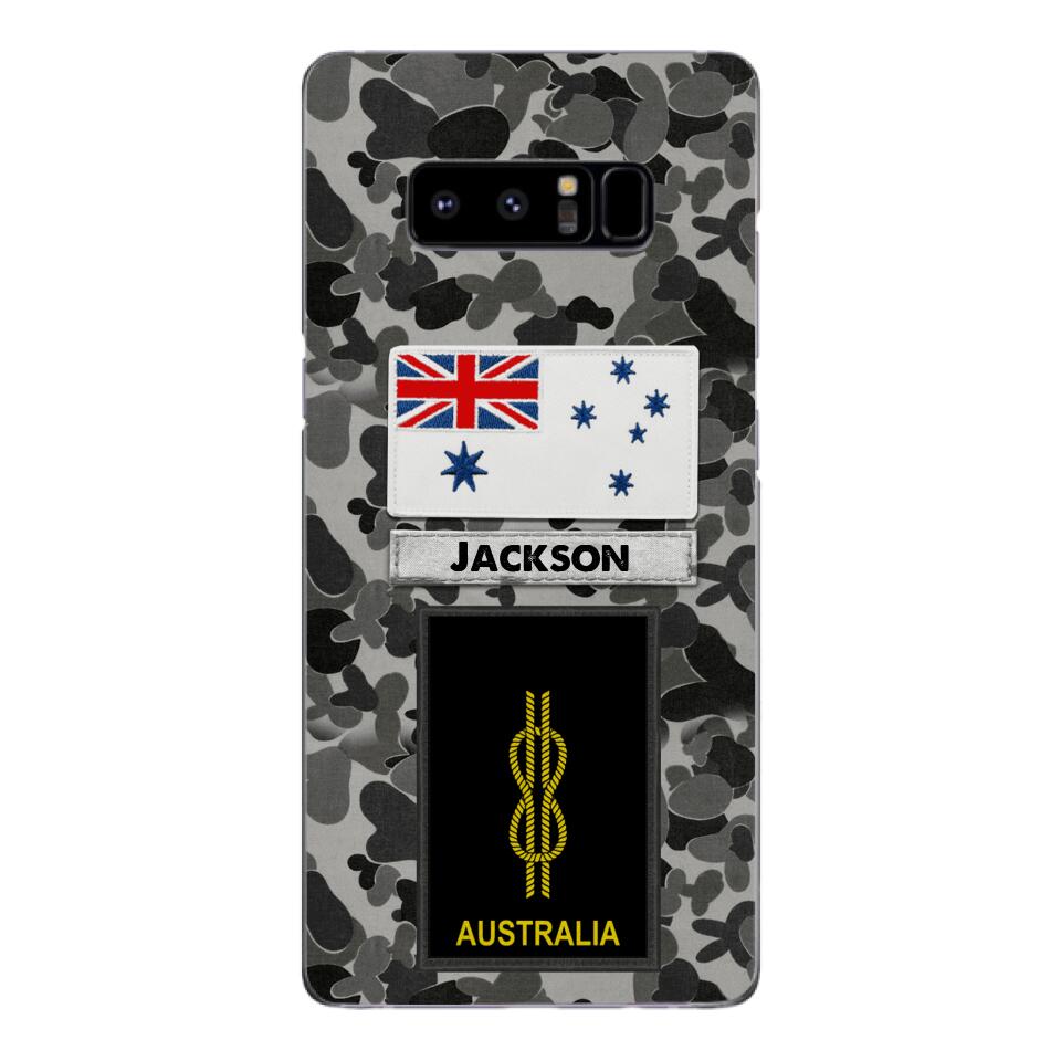 Personalized Australian Navy Camo Phone Case Printed 22MAR-LN24