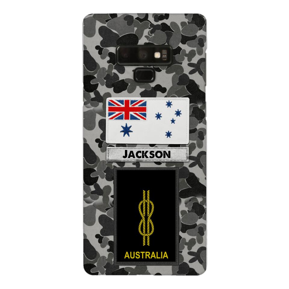 Personalized Australian Navy Camo Phone Case Printed 22MAR-LN24