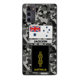 Personalized Australian Navy Camo Phone Case Printed 22MAR-LN24