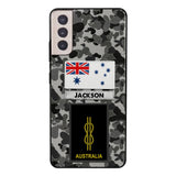Personalized Australian Navy Camo Phone Case Printed 22MAR-LN24