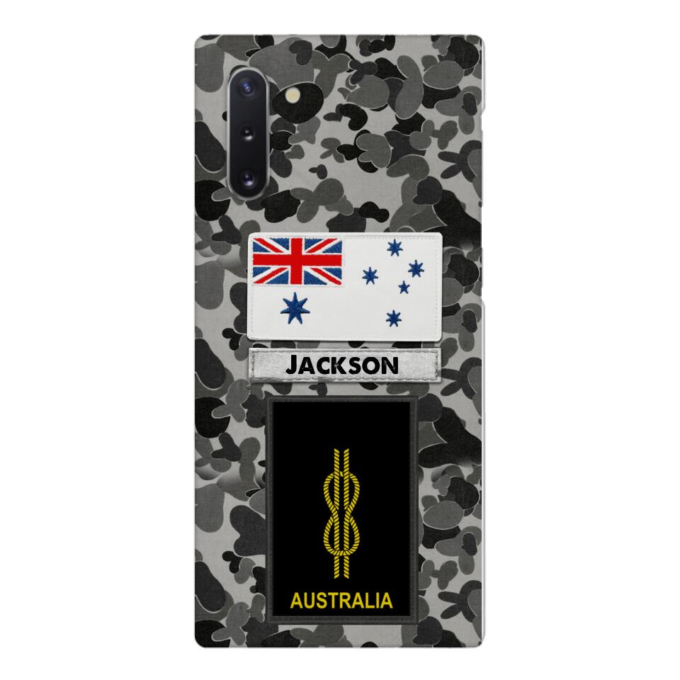 Personalized Australian Navy Camo Phone Case Printed 22MAR-LN24