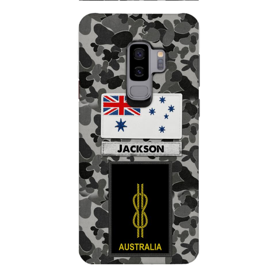 Personalized Australian Navy Camo Phone Case Printed 22MAR-LN24