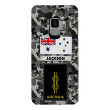 Personalized Australian Navy Camo Phone Case Printed 22MAR-LN24