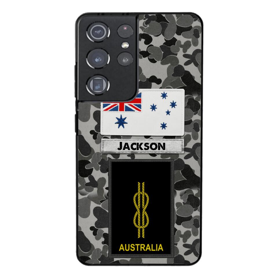 Personalized Australian Navy Camo Phone Case Printed 22MAR-LN24