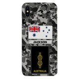 Personalized Australian Navy Camo Phone Case Printed 22MAR-LN24
