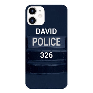 PERSONALIZED POLICE PHONCASE 3N