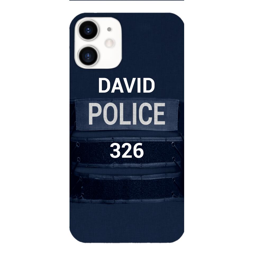 PERSONALIZED POLICE PHONCASE 3N