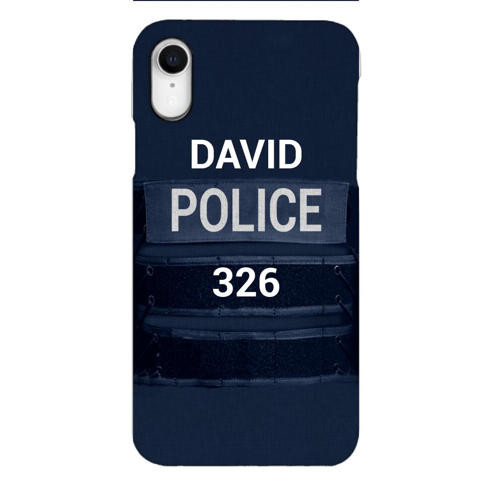 PERSONALIZED POLICE PHONCASE 3N