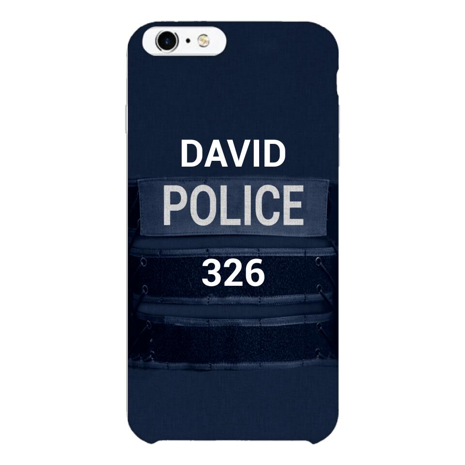 PERSONALIZED POLICE PHONCASE 3N