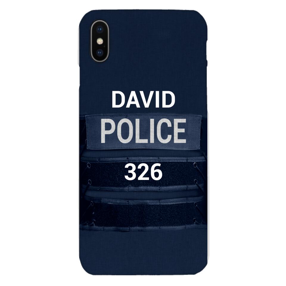 PERSONALIZED POLICE PHONCASE 3N