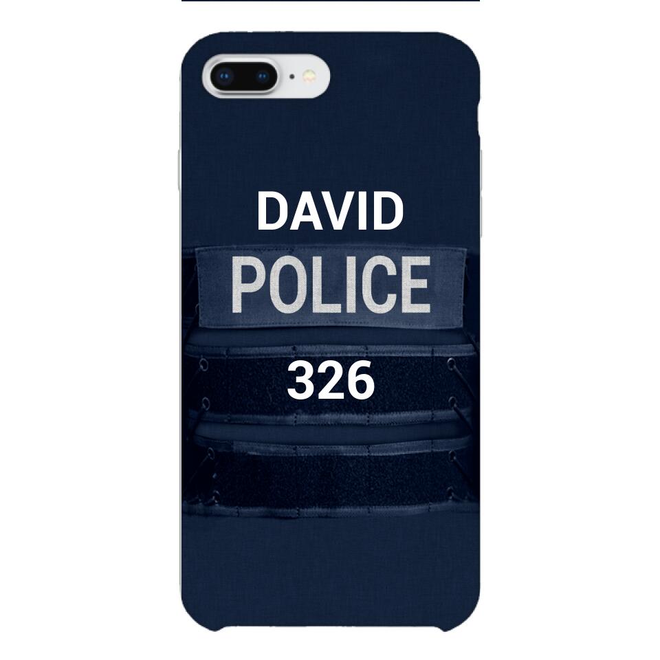 PERSONALIZED POLICE PHONCASE 3N