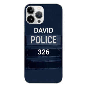 PERSONALIZED POLICE PHONCASE 3N