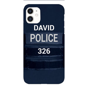 PERSONALIZED POLICE PHONCASE 3N