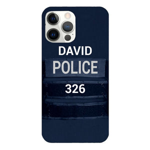 PERSONALIZED POLICE PHONCASE 3N