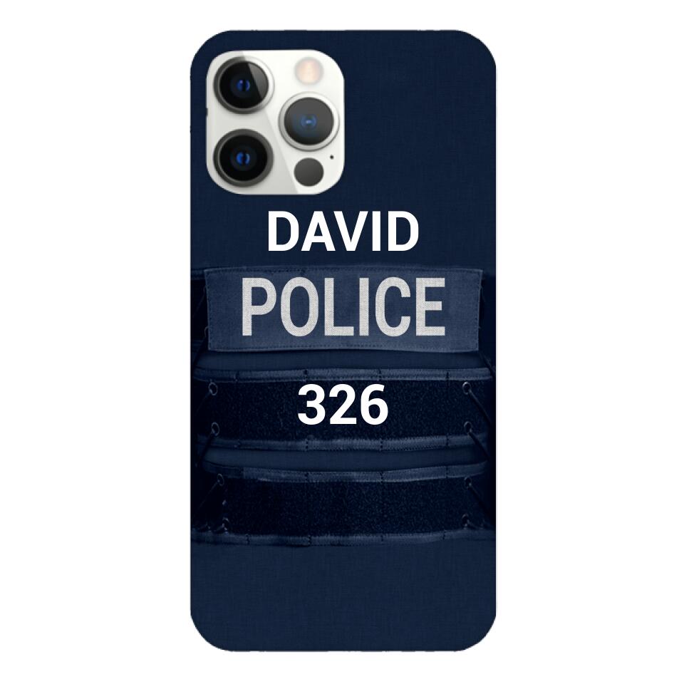 PERSONALIZED POLICE PHONCASE 3N