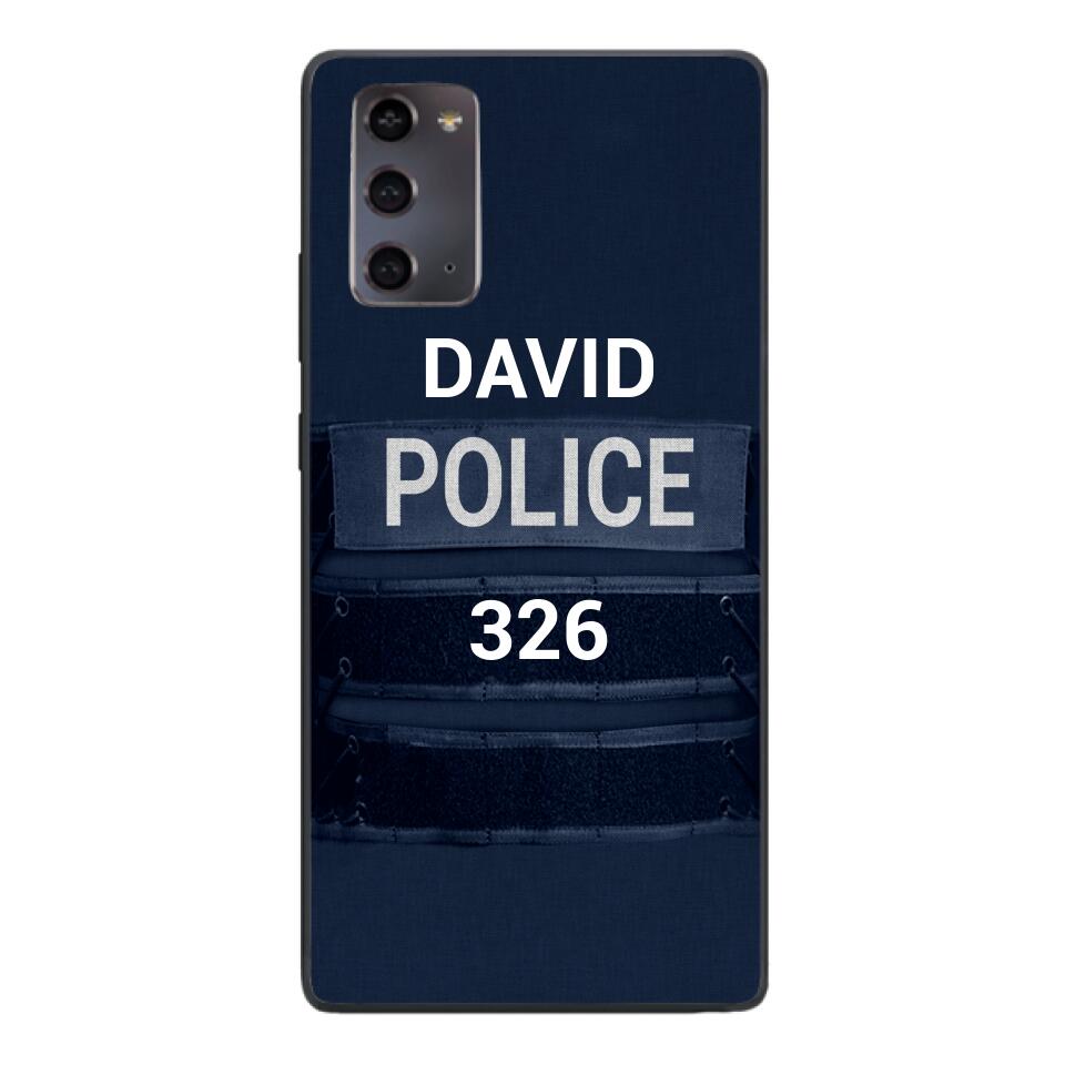 PERSONALIZED POLICE PHONCASE 3N