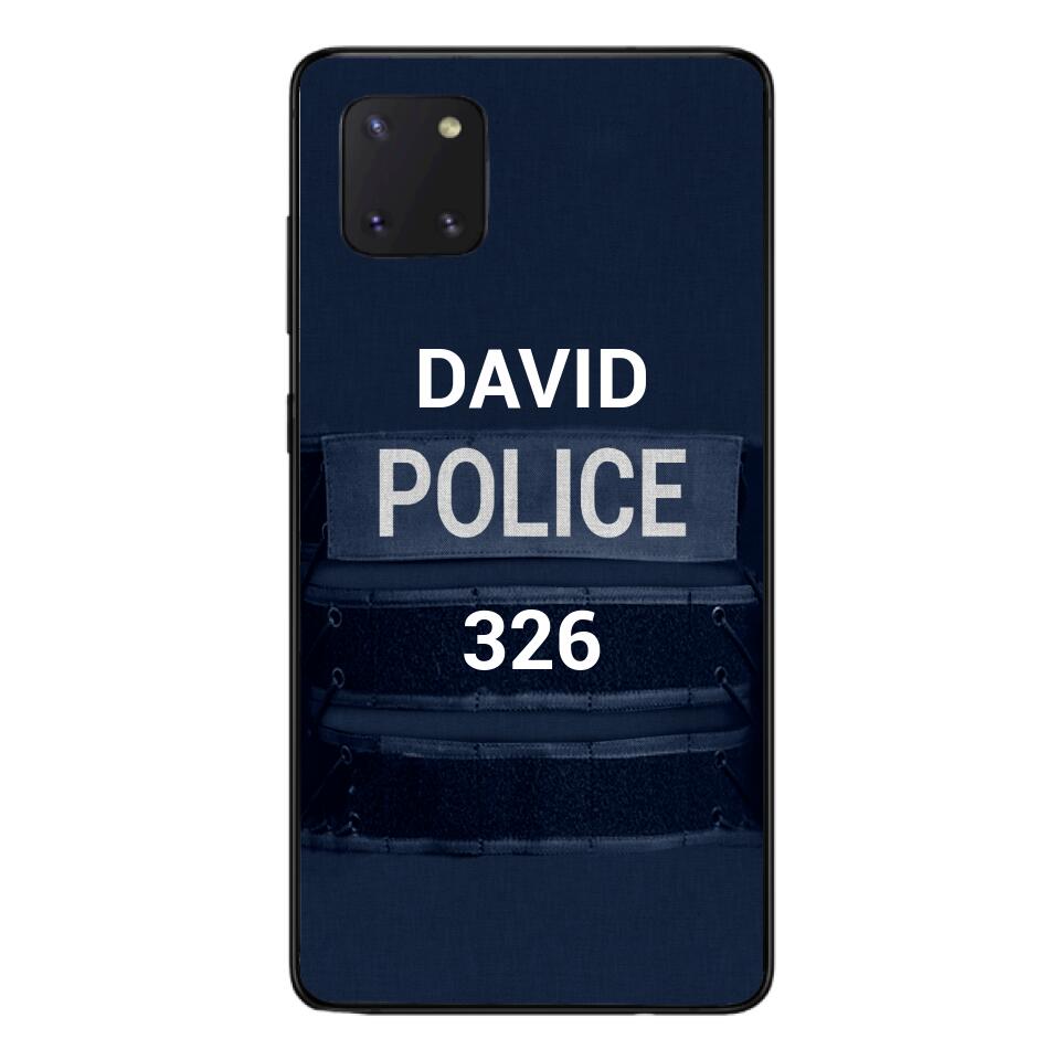 PERSONALIZED POLICE PHONCASE 3N