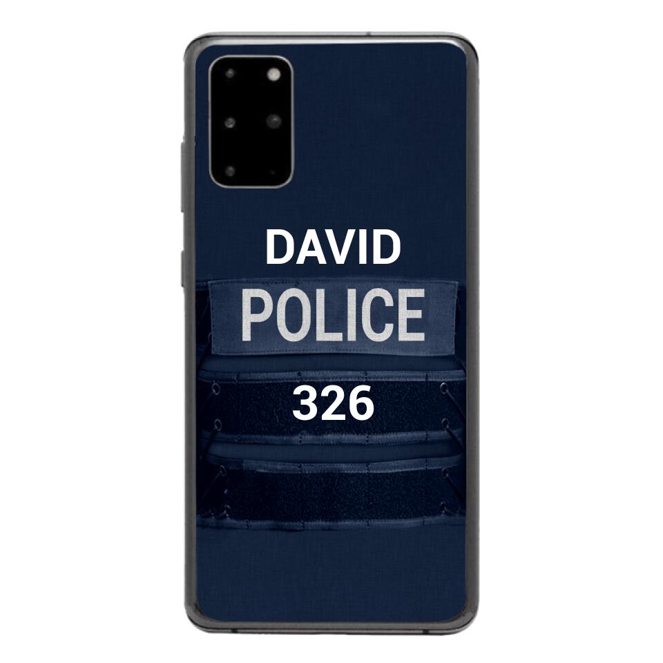 PERSONALIZED POLICE PHONCASE 3N