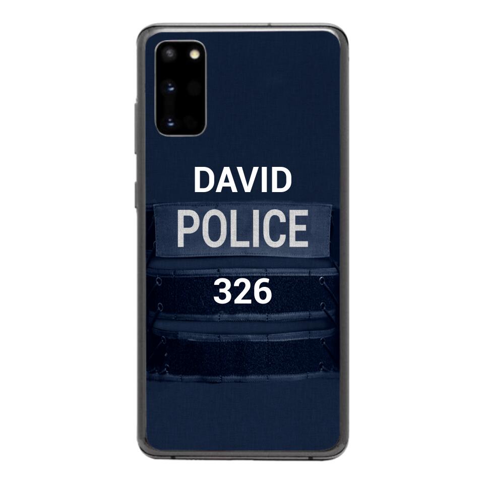 PERSONALIZED POLICE PHONCASE 3N