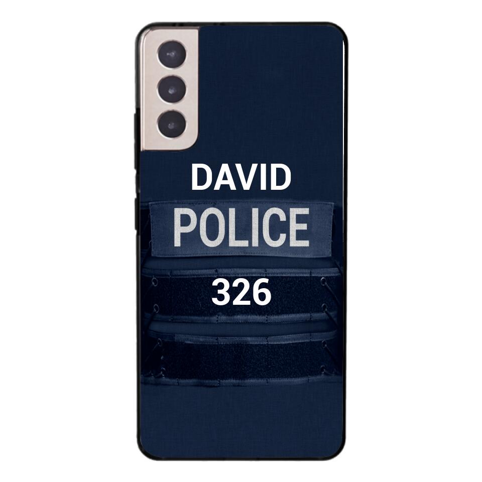 PERSONALIZED POLICE PHONCASE 3N