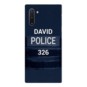 PERSONALIZED POLICE PHONCASE 3N