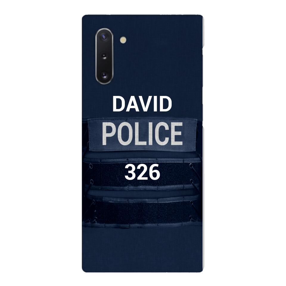 PERSONALIZED POLICE PHONCASE 3N