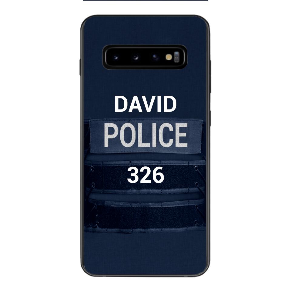 PERSONALIZED POLICE PHONCASE 3N