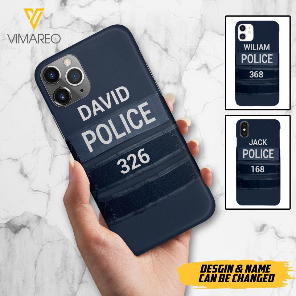 PERSONALIZED POLICE PHONCASE 3N