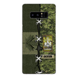 Personalized Canadian Soldier Camo Phone Case Printed V3Q 2503