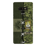 Personalized Canadian Soldier Camo Phone Case Printed V3Q 2503