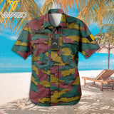Personalized Belgium Army Camo Hawaii Shirt Printed 22MAR-DT25