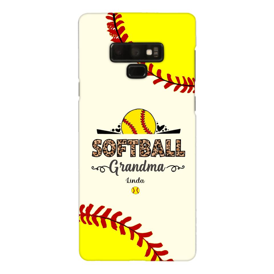 Personalized Softball Grandma Phone Case 3N 2503
