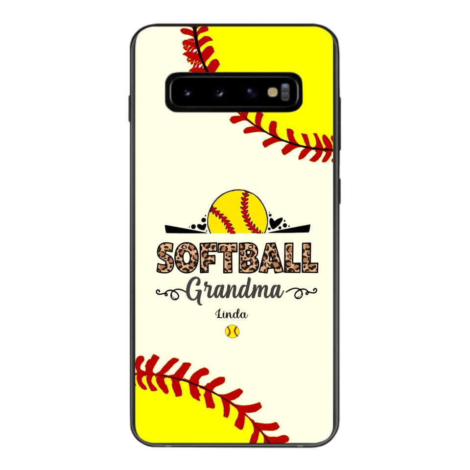 Personalized Softball Grandma Phone Case 3N 2503